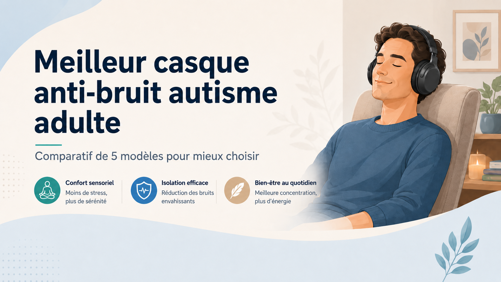 Meilleur casque anti-bruit autisme adulte 2026 : comparatif des 5 meilleurs modèles